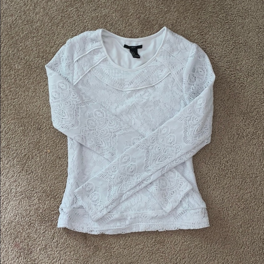 lace sweatshirt